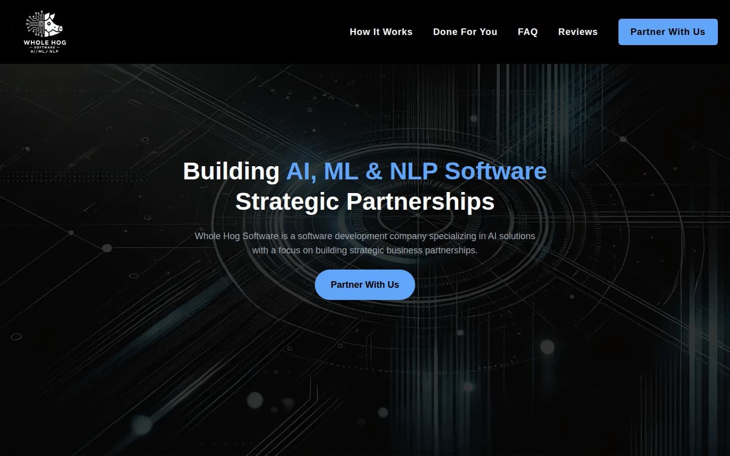 Whole Hog Software website